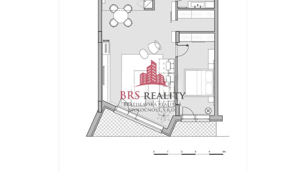 Predané / 2-izbový byt po rekonštrukcii s  garažovým státim a zariadením